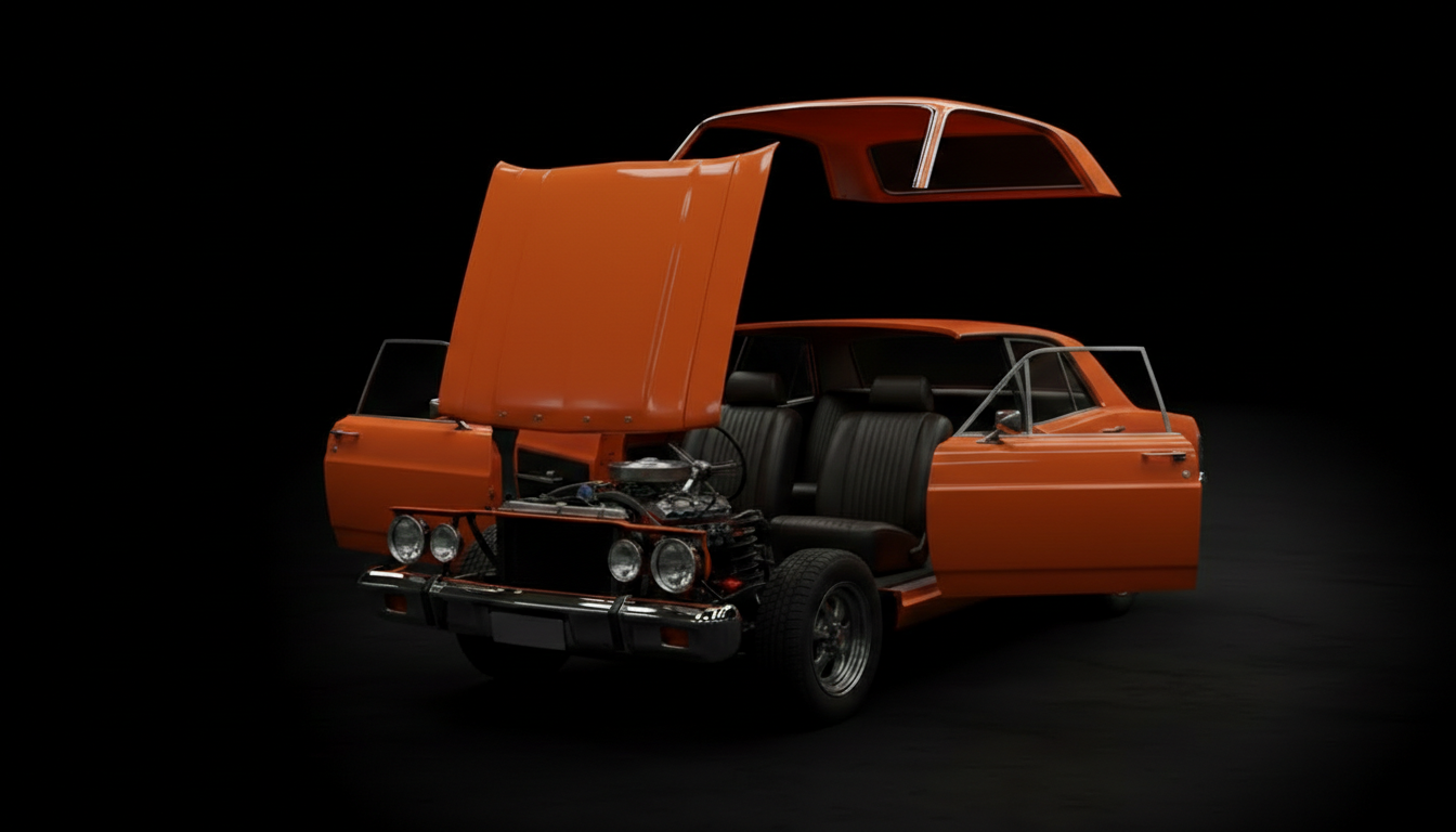 Auto en taller para sección de preguntas frecuentes